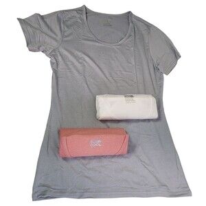 32 Degrees Cool Women Short Sleeve Scoop Neck Tee Multicolor Size Large 3-Pack